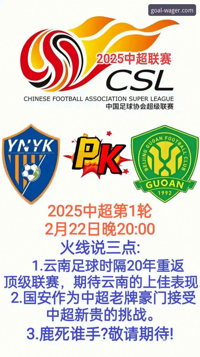 掌握中超对决分析的关键技巧，从云南玉昆3-3北京国安看博弈智慧